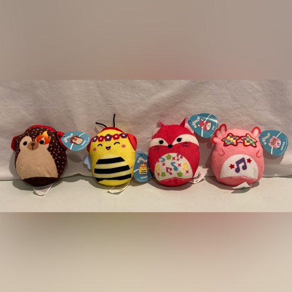 Squishmallows Other - Four Squishmallows McDonald's Happy Meal Collectible 2023 Archie Fifi Hans Sunny